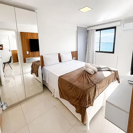Hosts Br - Flat Frente Mar C/ Cozinha Apartamento