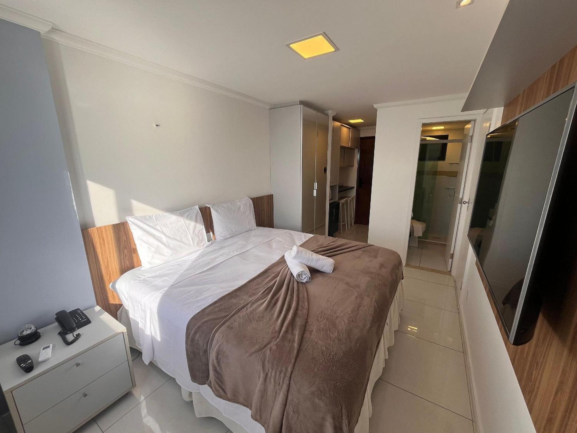 Hosts Br - Flat Frente Mar C/ Cozinha *